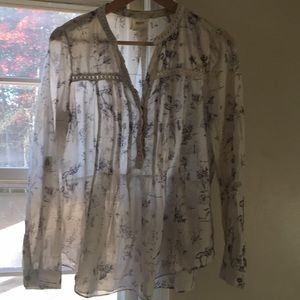 Anthropologie Maeve peasant top blouse 6